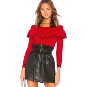 Ruffle sweater Red Lovers and Friends